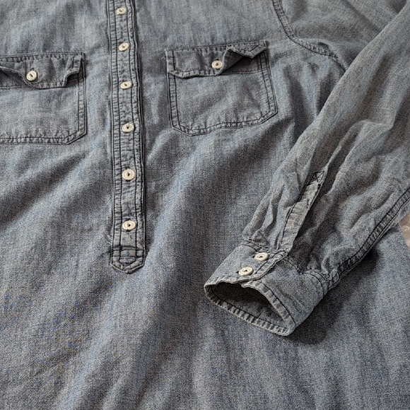 Gap Denim Shirt Dress - Picture 9 of 11